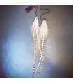 Bijou de cheveux en plumes naturelles - collection Sibery